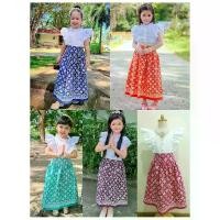 ราคา ชุดไทย ชุดไทยประยุกต์ ชุดไทยเด็กใส่ไปโรงเรียน ชุดไทย (1729903464198474271)