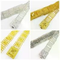 ราคา สินค้าดี พร้อมส่ง เครื่องประดับไทย ชุดไทย เข็มขัดสุภาพสตรี เข็มขัดวินเทจ เข็มขัดสีทอง เข็มขัดทอง เข็มขัดเงิน เข็มขัดเงินสีดำ (1732252395469047488)