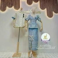 ราคา F137เสื้อแขนตุ๊กตาผ้าทอลายอัดกาวแต่งโบว์แบบเย็บติดผ้าถุงสำเร็จแหวกหน้าทอลายอัดกาวทั้งตัว #ชุดไทยประยุกต์ #ชุดไทย แหวกฝั่งขวา แต่ถ้าอยากให้แหวกซ้ายสามารถสั่งได้ค่า ผู้หญิง Lady (1732060914975147498)