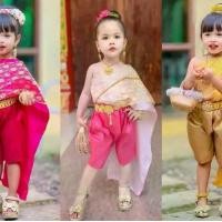 ราคา ️พร้อมส่ง ชุดไทยเด็กเสื้อสไบ 2 ชั้น + โจงกระเบนผ้าสีพื้น #ชุดไทย (ไม่รวมเครื่องประดับ) มี 3 สี ชมพูบานเย็น ชมพูอ่อน เหลืองทอง (1732081586117970700)