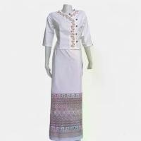 ราคา ชุดไทย​ประยุกต์​ผู้​หญิง​ ชุดผ้าฝ้าย​พื้นเมือง​เชียงใหม่​ ชุดสีขาว งดงาม สไตล์​ชาวเหนือ (1730338325389871371)