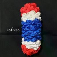 ราคา หวีสับดอกไม้ผ้าลายธงชาติไทย ติดประดับผมเจ้าสาว นางรำ ชุดไทย (1732267348203111507)