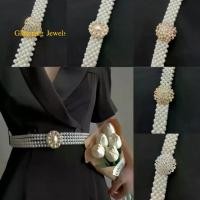 ราคา Glittering Jewels เข็มขัดมุก เข็มขัดยางยืด เครื่องประดับมุก ชุดไทย พร้อมส่ง (1732209668050684834)