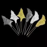 ราคา Vintage jewelry ปิ่นปักผม ชุดไทย ปิ่นปักผมออเจ้า เล็ก เครื่องประดับผม สีทอง เพชร (1730730192162949234)