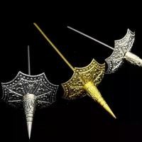 ราคา Vintage jewelry ปิ่นปักผม ชุดไทย ปิ่นปักผมออเจ้า เครื่องประดับผม ลงยา สีทอง (1730714057290713479)