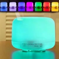 ราคา เครื่องพ่นไอน้ำ เครื่องฟอกอากาศเพิ่มความชื้นในอากาศ Aroma Diffuser LED Humidifier Home Office 500ml (1731753080750835536)
