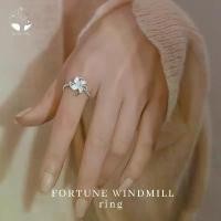 ราคา MNLFortune Windmill แหวนกังหันดอกไม้แห่งความโชคดี แหวนแฟชั่น เงินแท้ เครื่องประดับผู้หญิง สไตล์มินิมอล น่ารัก ใส่ทุกวัน ที่นิยมมากที่สุด (1732635835732690568)
