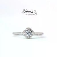 ราคา Elises เครื่องประดับผู้หญิง แหวนเพชร ประดับเพชรสวิส CZ รุ่น ER-2185 แหวนคู่รัก แหวนแฟชั่น COD (1732004555983652217)