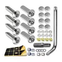 ราคา สกรูป้ายทะเบียนรถ, ป้องกันโจรกรรม, สกรูสแตนเลส, อุปกรณ์เสริม Auto Security (1732547251552094055)