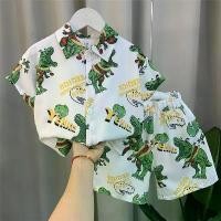 ราคา ชุดเสื้อเชิ้ตแขนสั้นสำหรับเด็กผู้ชาย มาใหม่ ขายดี สไตล์ใหม่ 24 เสื้อผ้าฤดูร้อนสำหรับเด็ก 4 ตัว เสื้อผ้าแนวสตรีท เหมาะสำหรับเด็กอายุ 5 ขวบ เท่ เทรนด์แฟชั่นสองชิ้น อินเทอร์เน็ตคนดัง (1731257991267125004