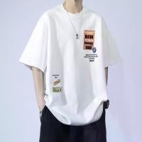 ราคา เสื้อยืดแขนสั้นผ้าฝ้ายแท้ ระบายอากาศได้ดี เหมาะสำหรับเด็กชายและผู้ชาย แบรนด์แฟชั่น ทรงหลวม แฟชั่นวัยรุ่น อเนกประสงค์ ดีไซน์เปิดไหล่ คอกลม เสื้อยืดผ้าฝ้ายสำหรับผู้ชาย (1731665363895092279)