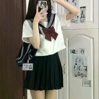 ราคา 【CODของแท้จากแบรนด์】ชุดนักเรียนญี่ปุ่นสไตล์JK เสื้อกะลาสีแขนสั้นกระโปรงสีขาวดำ ลด50%สุดคุ้ม ชุดนักเรียนน่ารัก แฟชั่นวัยรุ่น ชุดไปโรงเรียน ชุดคอสเพลย์ ชุดนักเรียนญี่ปุ่นแท้ เนื (1732143793923065373)