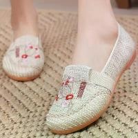 ราคา รองเท้าหนังนิ่มสำหรับผู้หญิง รองเท้าโลฟเฟอร์ แบน กลม แฟชั่น รองเท้าลำลอง รองเท้าตุ๊กตา (1730039371503077862)