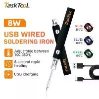 ราคา TASKTOOL หัวแร้งบัดกรี หัวแร้งไฟฟ้า หัวแร้งบัดกรี usb ชุดบัดกรี หัวแร้งบัดกรี 8วัต พร้อมที่ชาร์จ USB หัวแร้งปรับอุณหภูมิได้ บัดกรีแบบพกพา บัดกรีหัว แร้ง ไฟฟ้า (1731693178477249746)