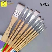 ราคา พู่กัน ชุดพู่กันสีน้ำ พู่กันไนลอน 9 ชิ้น พู่กันทาสี พู่กันกลม พู่กันสีอะคริลิค พู่กันสีน้ำมัน คุณภาพดี คละแบบ (1732601432059774846)