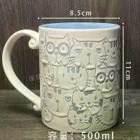 ราคา แก้วเซรามิก มือวาด ลายการ์ตูนแมว Ins ความจุมาก เหมาะสำหรับสำนักงาน ถ้วยนมและกาแฟ ดีไซน์ไม่สมบูรณ์แบบเล็กน้อย สไตล์ดาราอินเทอร์เน็ต แผ่น ฟอย เก็บ ความ เย็น ใน กระติก yeti combo แก (1732455382230205709)