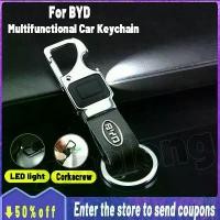 ราคา คุณภาพสูงสำหรับ BYD Sealion 6 Dolphin ATTO 3 SEAL พร้อมไฟ LED พวงกุญแจหนังอเนกประสงค์สำหรับรถยนต์ พวงกุญแจที่เปิดขวด พวงกุญแจแฟชั่น พวงกุญแจรถยนต์แบบโลหะผสม พวงกุญแจโลหะ พวงกุญแจ (1731604273289332978)