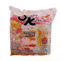 ราคา THA shop 3x (85 ก. x 4) Mama OK มาม่า ออเรียนทัล รสคาโบนาร่าเบคอน มาม่าแห้ง มาม่าโอเค มาม่าเกาหลี บะหมี่กึ่งสำเร็จรูป (1732087099981727423)