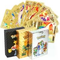 ราคา Pokemon Gold Foil Cards 55 ชิ้น/กล่อง ภาษาอังกฤษ Trading Card Collection การ์ดโปเกม่อน (1731381330575459856)