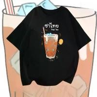 ราคา [COD พร้อมจัดส่ง]เสื้อยืดลาย ชาไทย Loverเสื้อยืดลาย ชาไทย Lover (1731644975436237435)