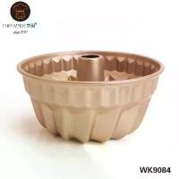 ราคา COD (Chefmade แท้) พิมพ์เค้ก พิมพ์เค้กปล่อง พิมพ์ปล่องเกลียวสีทอง แบบ Non-stick พิมพ์ Bundt WK9084TikTok (1731525010288051563)