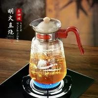 ราคา กาน้ำชากระจกทนความร้อน Fangsong กาน้ำชาบูมิโตเตอเนกประสงค์พร้อมสเกลความจุขนาดใหญ่ 2L เหมาะสำหรับต้มยาจีนโบราณ ชาสมุนไพร กาน้ำชา (1730332747922573925)