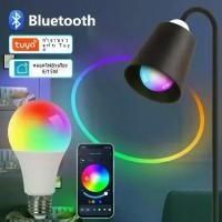ราคา หลอดไฟอัจฉริยะ TUYA หลอดไฟอัจฉริยะ หลอดไฟ LED ควบคุมด้วยรีโมทบลูทูธสำหรับโทรศัพท์มือถือ 9W/15W RGB ลูเมน 2700K-6500K หลอดไฟอัจฉริยะแบบกราฟฟิตี้ (1731184554188966530)