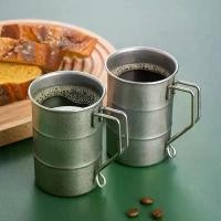 ราคา ถ้วยน้ำสแตนเลส 304 ถ้วยกาแฟและเครื่องดื่มกลางแจ้ง แก้วมัค สไตล์อุตสาหกรรมวินเทจ เหมาะสำหรับหอพักนักเรียน มีหูหิ้ว แก้ว napkin บ๊อก รีเจน ซี โรง งาน พัดลม คอนโด 22 ออนซ์ ยกลัง พับ (1732527116027856122)