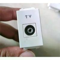ราคา Chang เต้ารับโทรทัศน์ ปลั๊กฝัง โทรทัศน์ เต้ารับTV เต้ารับทีวี รุ่นใหม่ 1ช่อง PCH-905 สีขาว สีดำ (1729638512644754166)