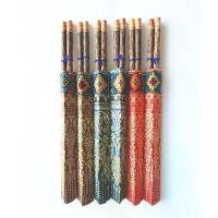 ราคา เซ็ทตะเกียบ 6 คู่ ไม้ตาลพร้อมปลอกผ้าไทย ของที่ระลึกไทย ๆ ของฝากจากไทย ของใช้ในครัว ของขวัญ (1732121379839904443)