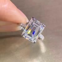 ราคา แหวน Cubic Zirconia 10*12 มม. แบบสี่เหลี่ยม ใส่ได้ทุกโอกาส แหวนแต่งงาน (1732275272989771155)