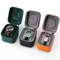 ราคา กล่องใส่นาฬิกาพกพา 1 เรือน กล่องนาฬิกา Watch Box PUหนัง กล่องของขวัญ (1731942785679525397)