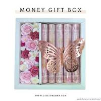 ราคา Jianliehouseholdshop2 *พร้อมส่ง* กล่องของขวัญสำหรับใส่ธนบัตร ตกแต่งดอกไม้ ริบบิ้น วันแม่ ของขวัญใส่เงิน (ไม่รวมธนบัตร) จัดส่งเฉพาะจุด (1732301588846708891)
