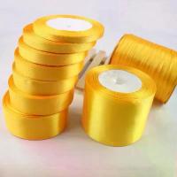 ราคา ริบบิ้นผ้าซาตินสีเหลืองทอง แฮนด์เมด DIY โบว์ งานฝีมือ มีให้เลือก 0.6/1/1.2/1.5/2/2.5/4/5 ซม. เหมาะสำหรับบรรจุ ตกแต่งคริสต์มาสและฮาโลวีน ริบบิ้น (1732726926560036651)