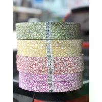ราคา ริบบิ้นกากเพชรลายดอกไม้ ริบบิ้น กากเพชร. (1731919162488423451)
