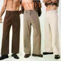 ราคา BARON DEXTER Baggy Fit Jeans กางเกงยีนส์ผู้ชาย ขายาวกระบอกใหญ่เอวสูง สี น้ำตาล ครีม กากี (1732798357002552636)