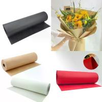 ราคา กระดาษคราฟ ยาว 30เมตร / กว้าง 30CM มี 4 สี ขาว ดำ น้ำตาล แดง กระดาษห่อดอกไม้ กระดาษห่อของขวัญ ห่อพัสดุ DIY (1732092841567226445)
