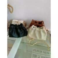 ราคา [เก็บเงินปลายทาง] jinn กระเป๋าสะพายข้างหนังนิ่มใบเล็ก รุ่น Vi023 หนังPUนิ่มแบบด้าน สไตล์ลูกคุณหนู น่ารัก สะพายข้างและไหล่ (3สี ครีม ดำ น้ำตาล) (1731185707214669321)