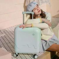 ราคา กระเป๋าเดินทาง แฟชั่น ไอศกรีม ขนาด 18 นิ้ว ทรงกล่องดินสอ ดีไซน์สี่เหลี่ยม ล้อเงียบ เหมาะสำหรับเดินทาง กระเป๋าเดินทาง กระเป๋าเดินทาง รหัสผ่าน กระเป๋าเดินทางชาย/หญิง (1732538080121947237)