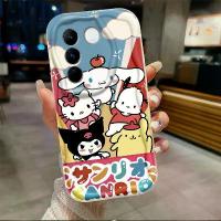 ราคา เคสสำหรับ vivo V27 5G vivo S16 5G/vivo S16 PRO/vivo V27 PRO เคสลายคลื่น ไอศกรีม เคสป้องกันกล้องกันกระแทก (1729692735961598597)