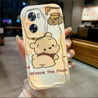 ราคา เคสกันกระแทกสำหรับ OPPO A57 2022 A57 4GWinnie the Pooh เคสลายคลื่น ไอศกรีม เคสป้องกันกล้อง (1729678737475537807)
