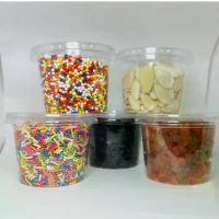 ราคา พร้อมส่ง-COD Topping ท็อปปิ้ง แต่งหน้าขนม สำหรับโรยหน้า ขนมเค้ก ขนมไข่ ไอศกรีม โดนัทจิ๋ว [แบ่งขาย] (1729977123416999969)