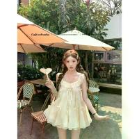 ราคา เสื้อหอมมะพร้าว ฟลอริ่ง อเมซอน ครีม ดีไซน์โบว์เหลือง แต่งลูกไม้ แขนพอง เสื้อหวาน ปี 2025 (1731995778043381307)