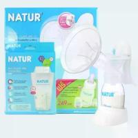 ราคา Natur เครื่องปั๊มนม ที่ปั๊มนมแบบคันโยก ชุดปั๊มนมแบบคันโยก เนเจอร์ รุ่น MN-3 (แถมฟรีอะไหล่/ขวดนม/ถุงเก็บน้ำนม) ขายร้อน (1732089336602986417)