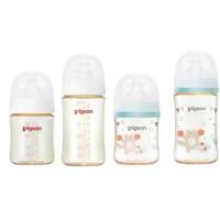 ราคา พร้อมส่งในไทย ขวดนม Pigeon คอกว้างสีชา PPSU (1732395429326063057)