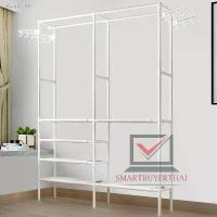 ราคา [จัดส่งทันที] ตู้ผ้าแบบราว ตู้ผ้า ตู้เสื้อผ้าอเนกประสงค์ ตู้เสื้อผ้าใหญ่ ผ้าใบ ตู้เสื้อผ้าเดี่ยว สินค้าพร้อมส่ง sb99 (1731914360318821856)