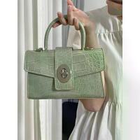 ราคา กระเป๋าระดับไฮเอนด์, Niche, หญิง, 2023 แฟชั่นใหม่, ลายจระเข้ป่า, กระเป๋าสี่เหลี่ยมเล็ก, สไตล์ฝรั่งเศส, คุณภาพสูง, กระเป๋าสะพายข้าง, หนัง PU, ผ้าใบ, ธรรมดา, ลายดอกไม้, ลายทาง, ลายจุด, สีดำ, สีน้ำตาล (1