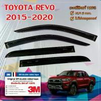 ราคา Maneesstores#กันสาด TOYOTA REVO ทุกรุ่น กันสาดอะคริลิค สีดำใส ชาดำ 4ประตู กันสาด toyota revo โดโยต้า รีโว่ ตรงรุ่น กันสาด ประตูรถยนต์ กาว 3M แท้ พร้อมติดตั้ง (1732453424489792679)