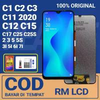 ราคา หน้าจอสัมผัส LCD, ของแท้, เข้ากันได้กับ REALME C1, C2, C3, C11, C12, C15, C17, C25, C25S, C21Y, REALME 2, 3, 5, 5S, 3I, 5I, 6I, 7I, Elsidi HP, ORI + กาว, ของแท้ 100%, Fullset, เข (1732301961488074353)