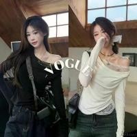 ราคา Vogueพร้อมส่ง เสื้อไหมพรมแขนยาว ไหมพรม สีพื้น ยืดตามตัว (Y0321) สินค้าแนะนำ (1731589007021475150)